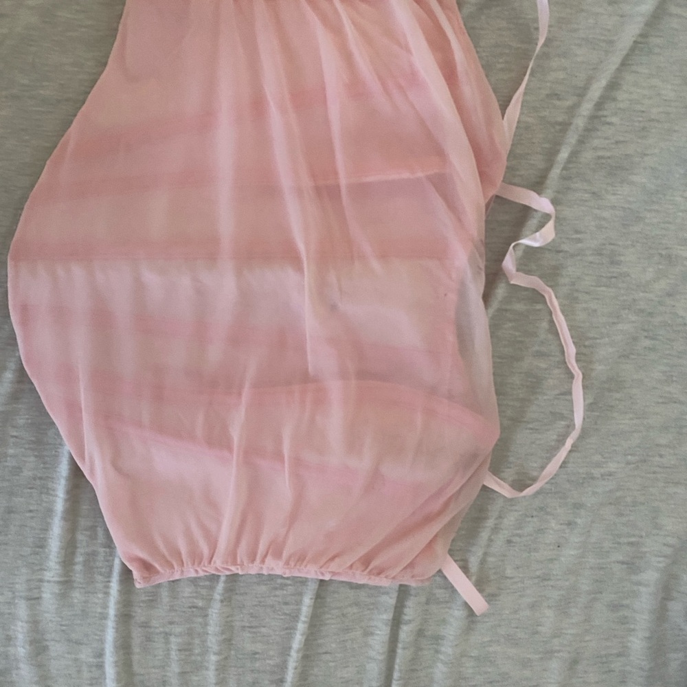 Pink Strapless Top - Picture 4 of 4